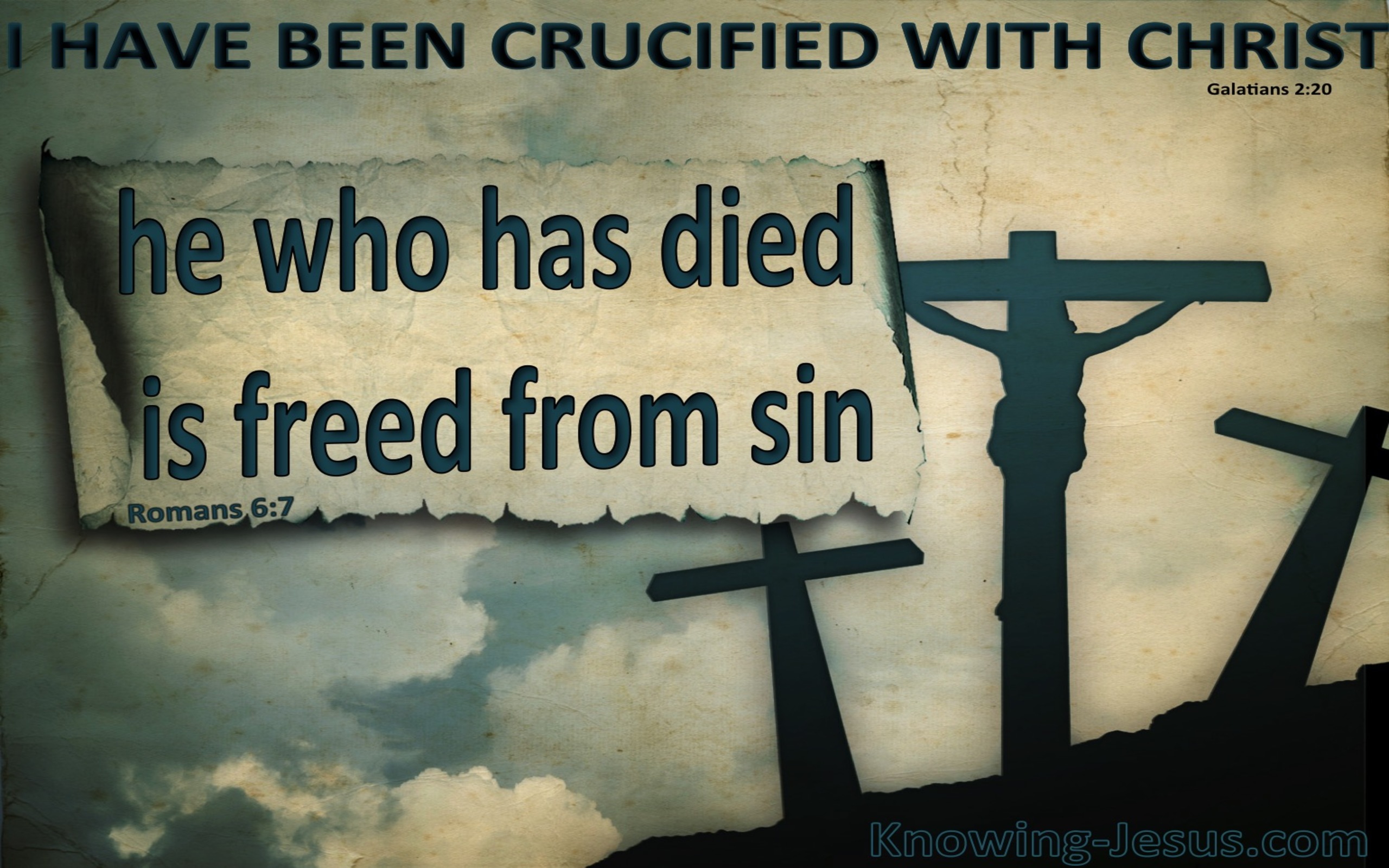 Romans 6:7 He Who Has Died Is Freed From Sin (sage)